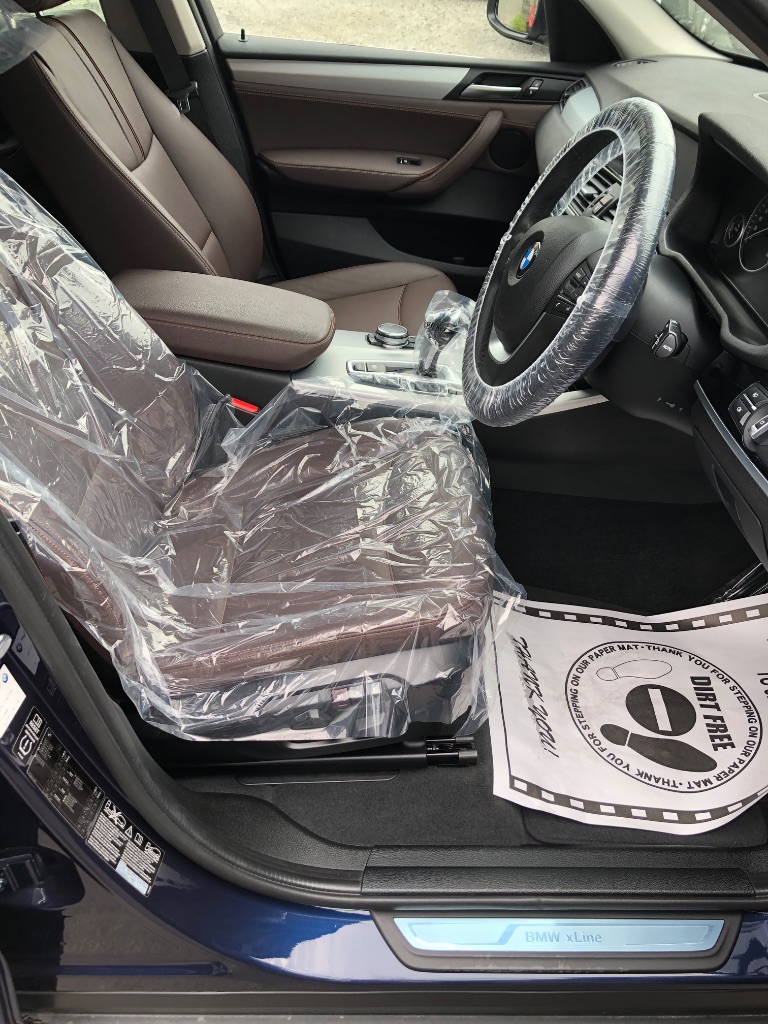 BMW内装保護対策